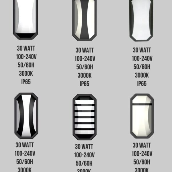 Outdoor wall lighting