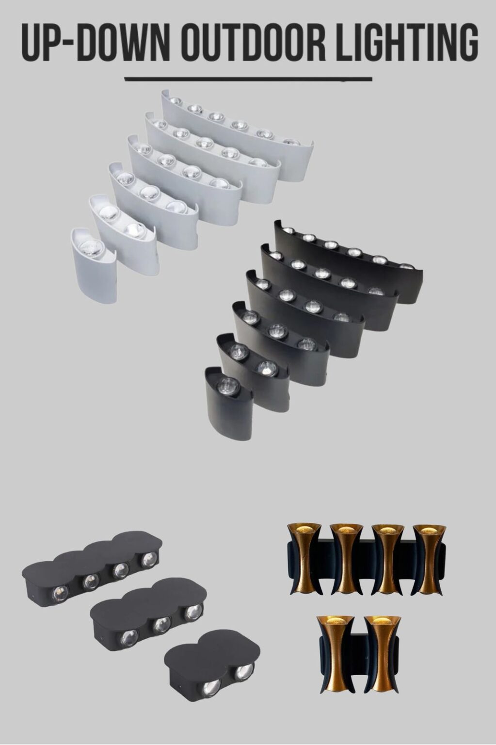 Up-Down outdoor wall lighting