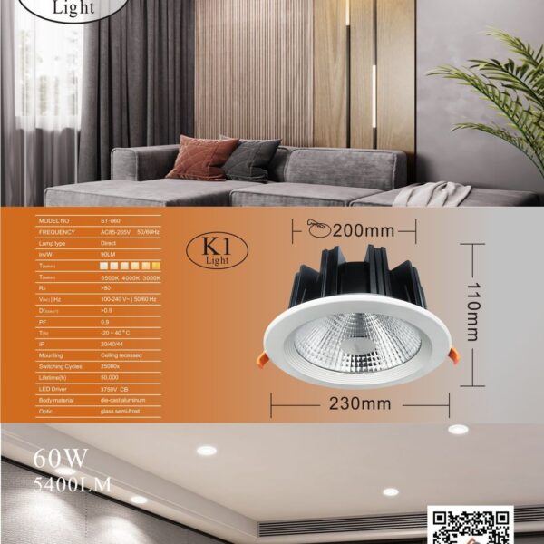 Down light k1 - 5 years warranty