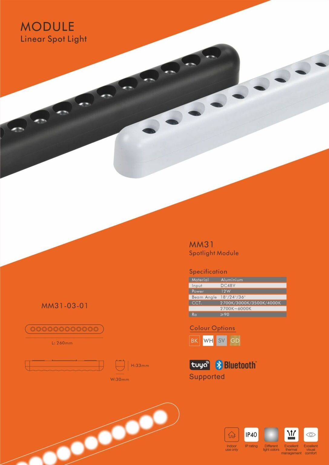 Magnetic modules lighting