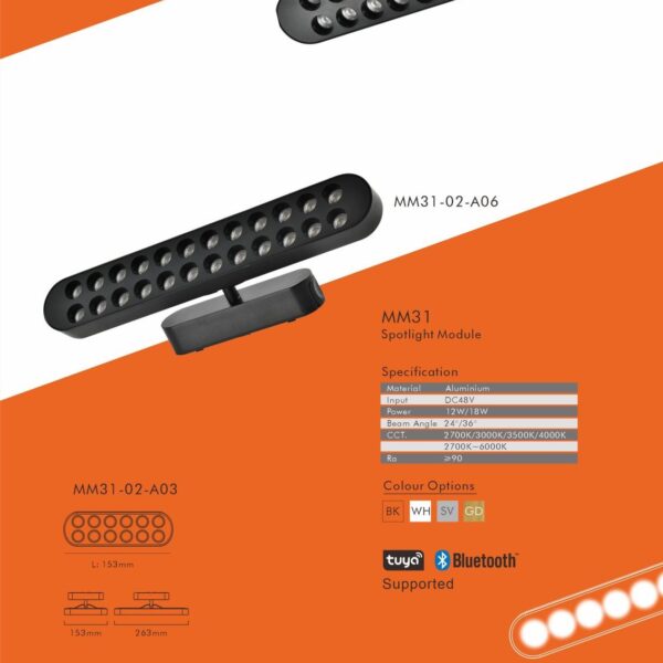 Magnetic modules lighting