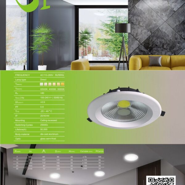 Down light S1 - 2 years warranty